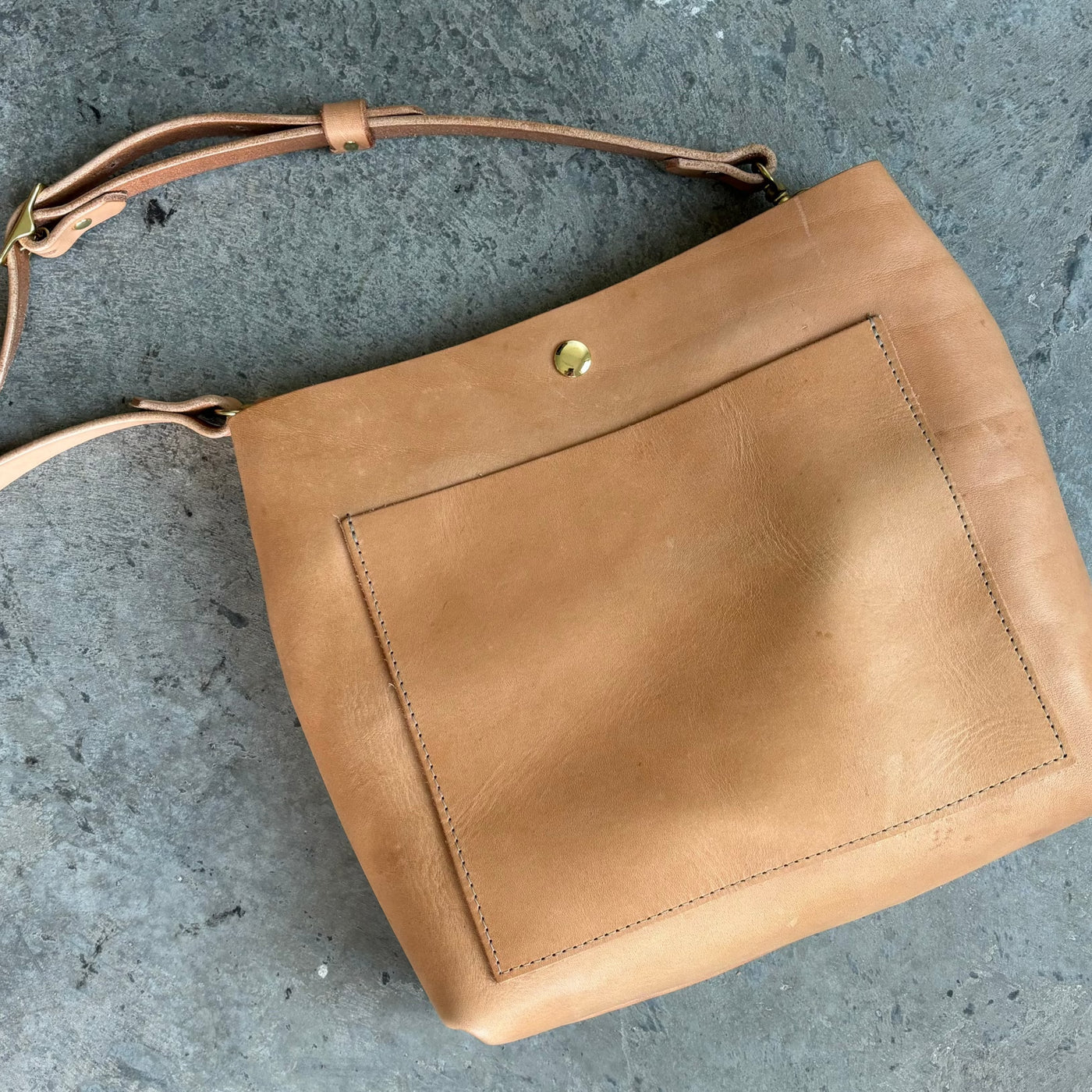 Mini Day Bag - Smooth Natural Vachetta