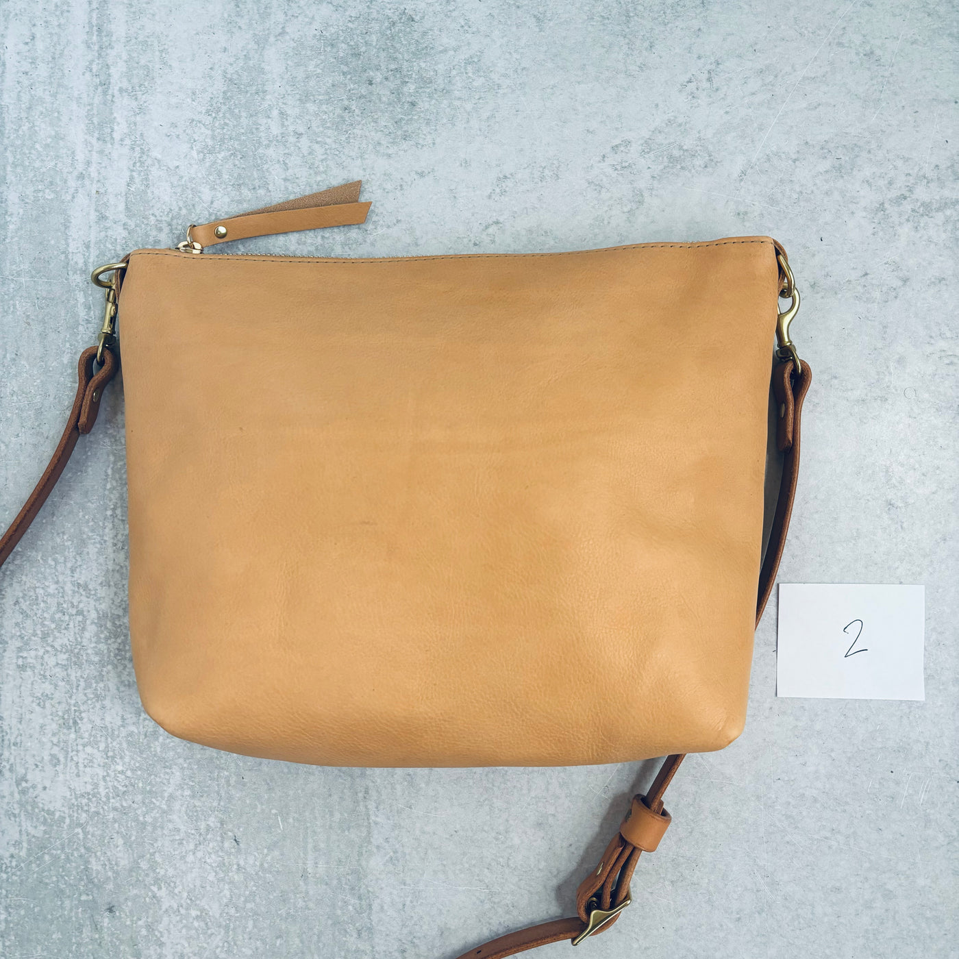 Summer Seconds Sale - Crossbody Bag with Monogram - Beige No. 2