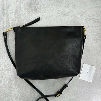 Summer Seconds Sale - Crossbody Bag with Monogram - Slouchy Black No. 1