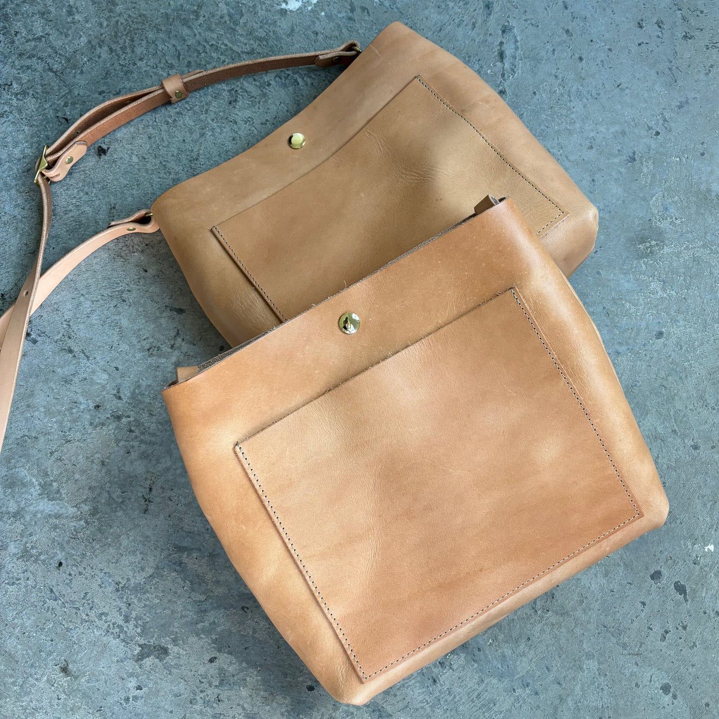 Mini Day Bag - Smooth Natural Vachetta