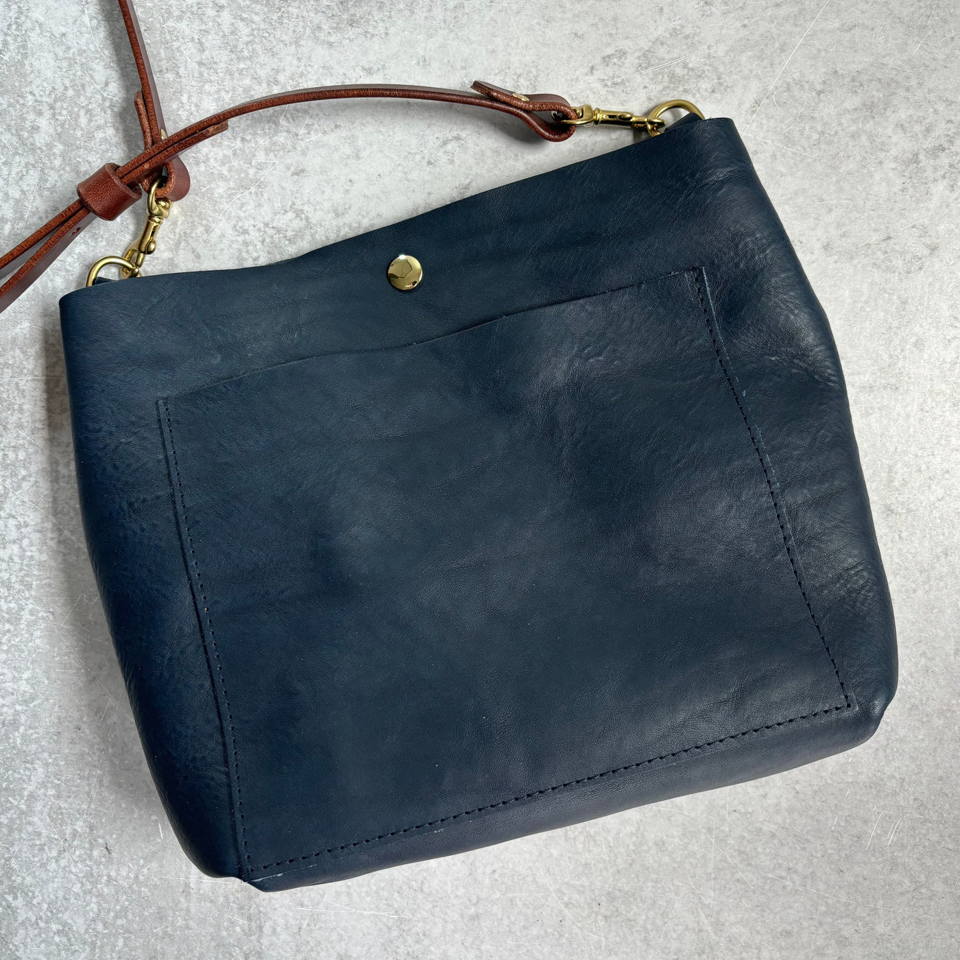 Summer Seconds Sale - Mini Day Bag - Navy Pebble