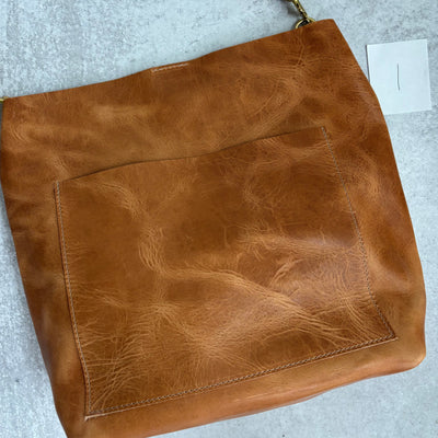 Summer Seconds Sale - Leather Day Bag - Distressed Brown No. 1