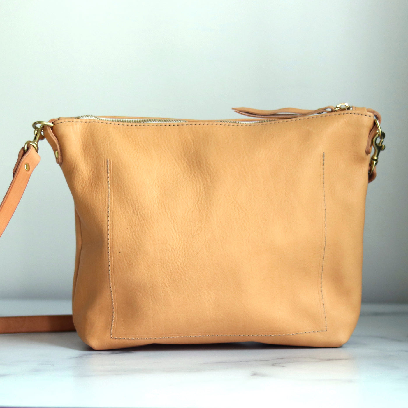 Summer Seconds Sale - Crossbody Bag with Monogram - Beige No. 2