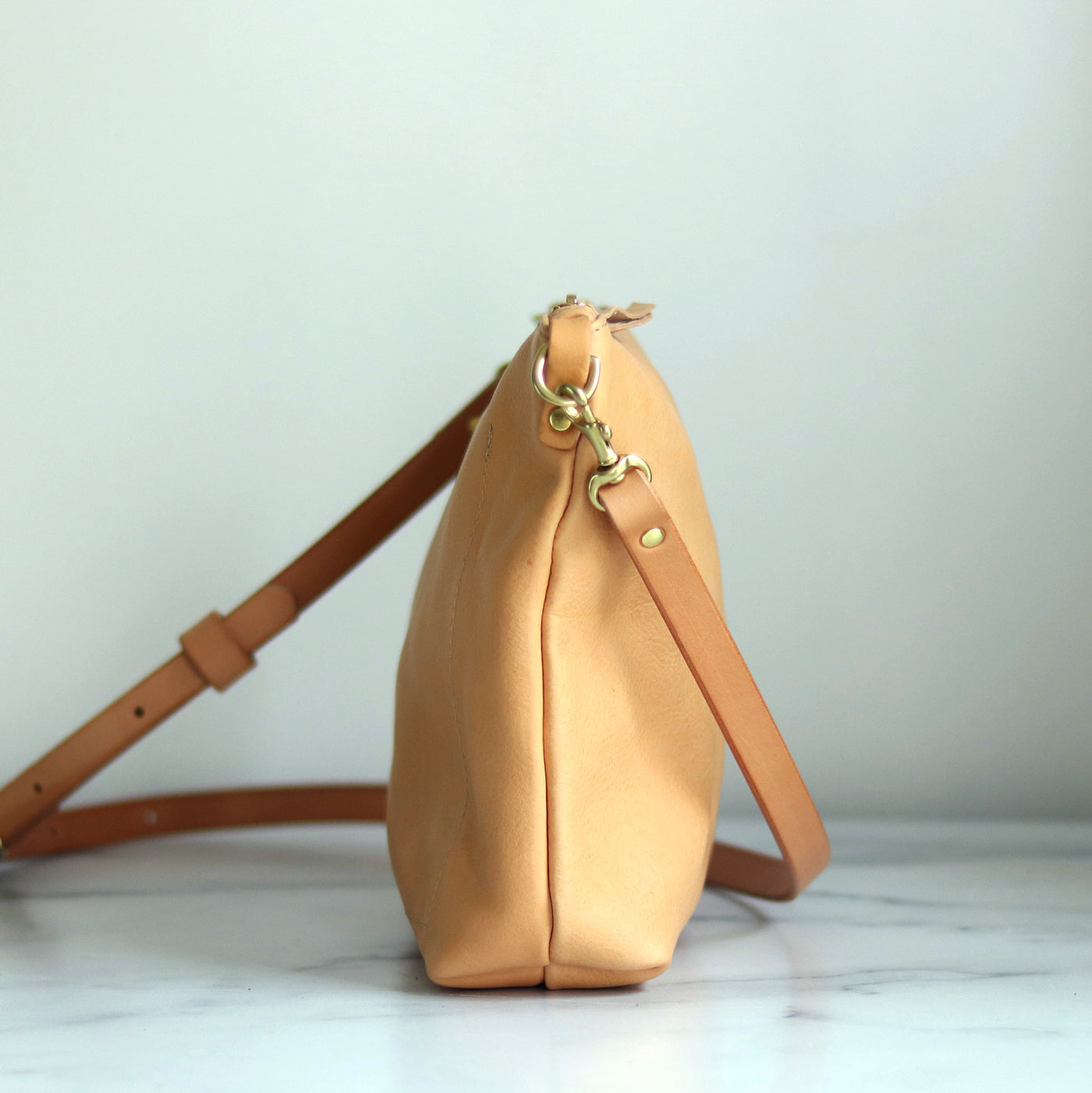 Summer Seconds Sale - Crossbody Bag with Monogram - Beige No. 2