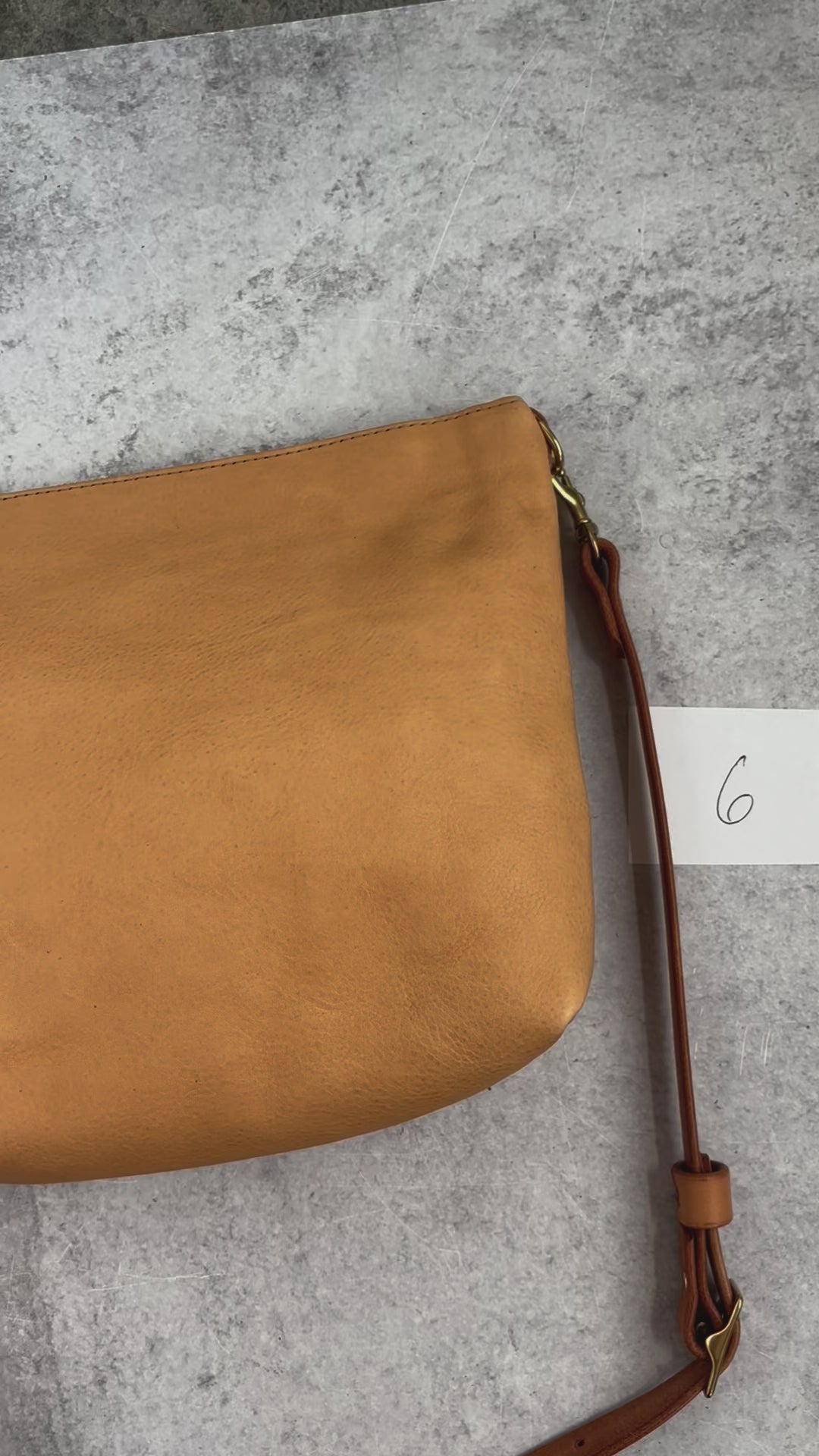 Summer Seconds Sale - Crossbody Bag with Monogram - Beige No. 6