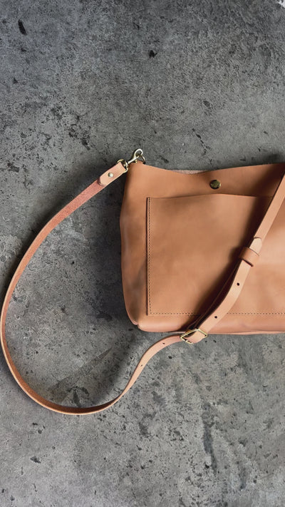 Reserved for Regan - Mini Day Bag - Smooth Beige