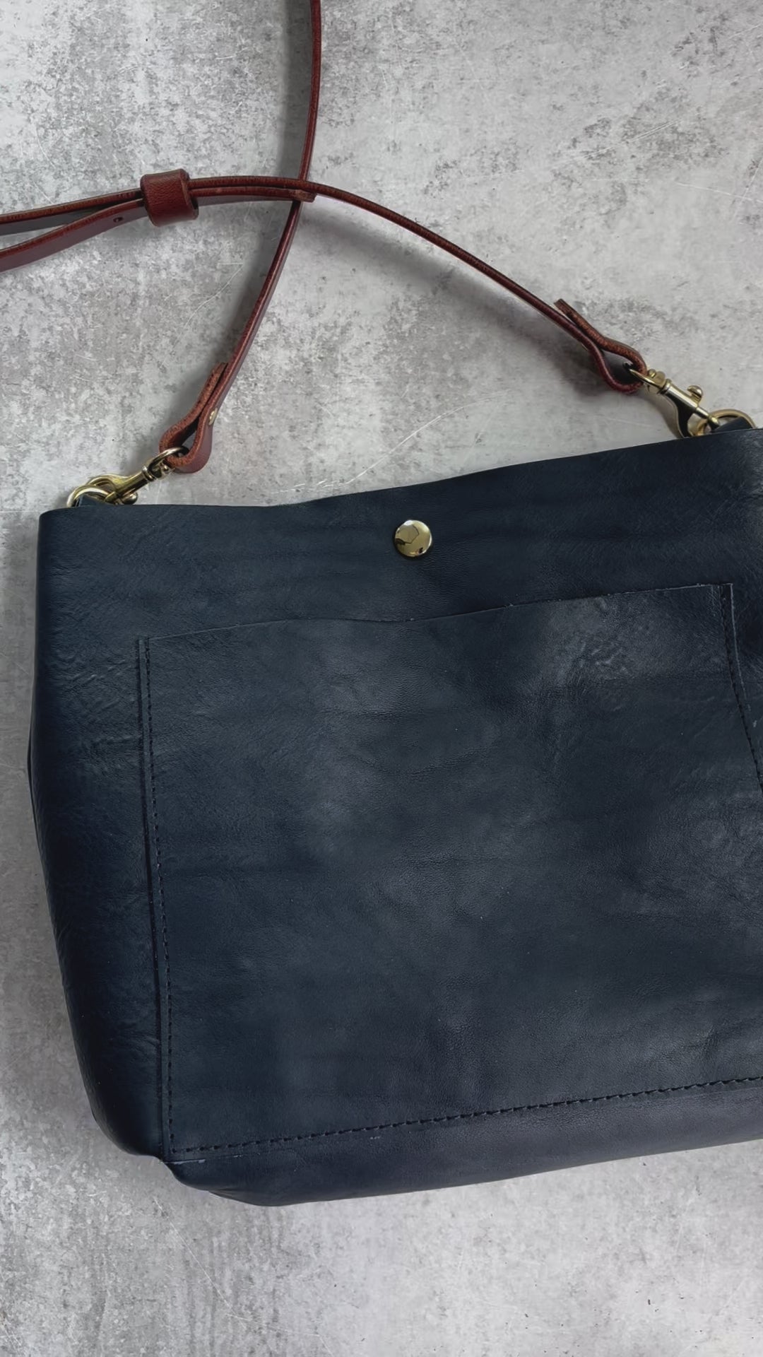 Summer Seconds Sale - Mini Day Bag - Navy Pebble