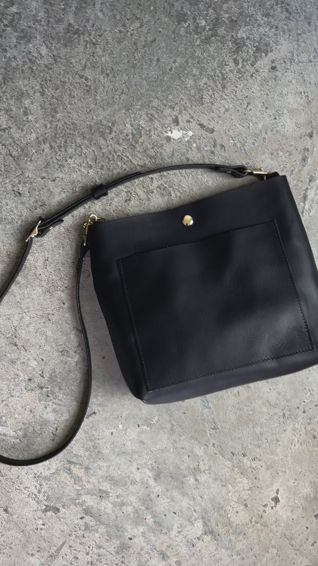 Mini Day Bag - Smooth Black