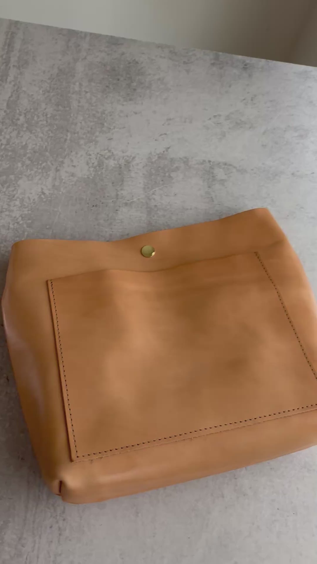 Mini Day Bag - Smooth Natural Vachetta Seconds Bag