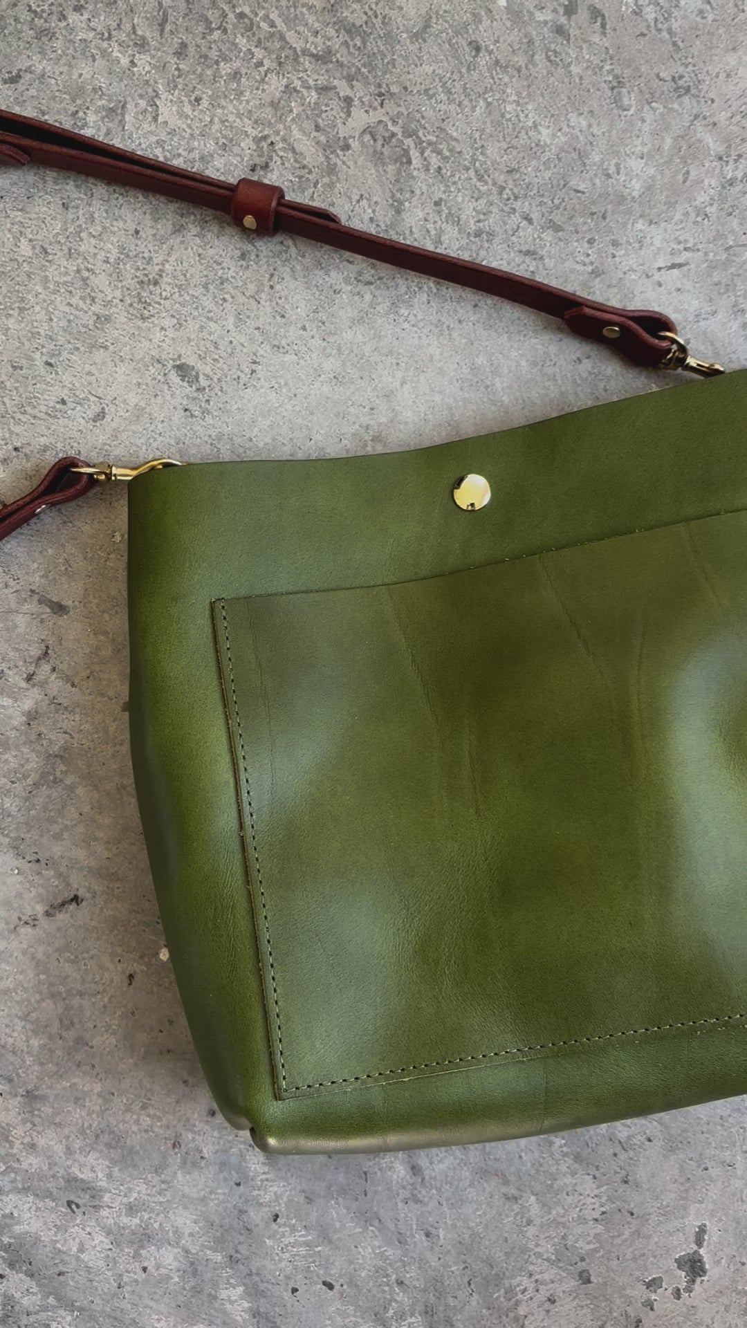 Mini Day Bag - Smooth Green