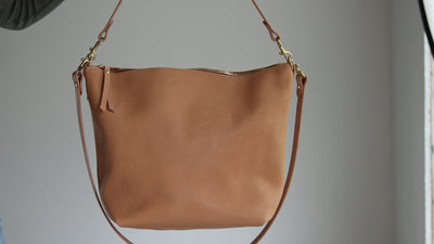Beige Seconds Sale Large Slouchy Hobo Crossbody - No. 1