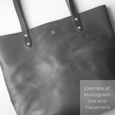 Work Tote in Italian Vegetable Tanned Leather - Tan