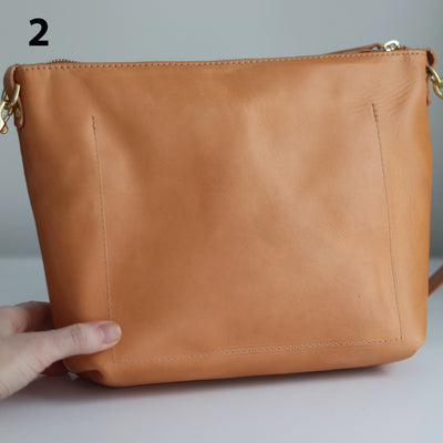 Seconds Sale - Crossbody Bag with Monogram - Beige