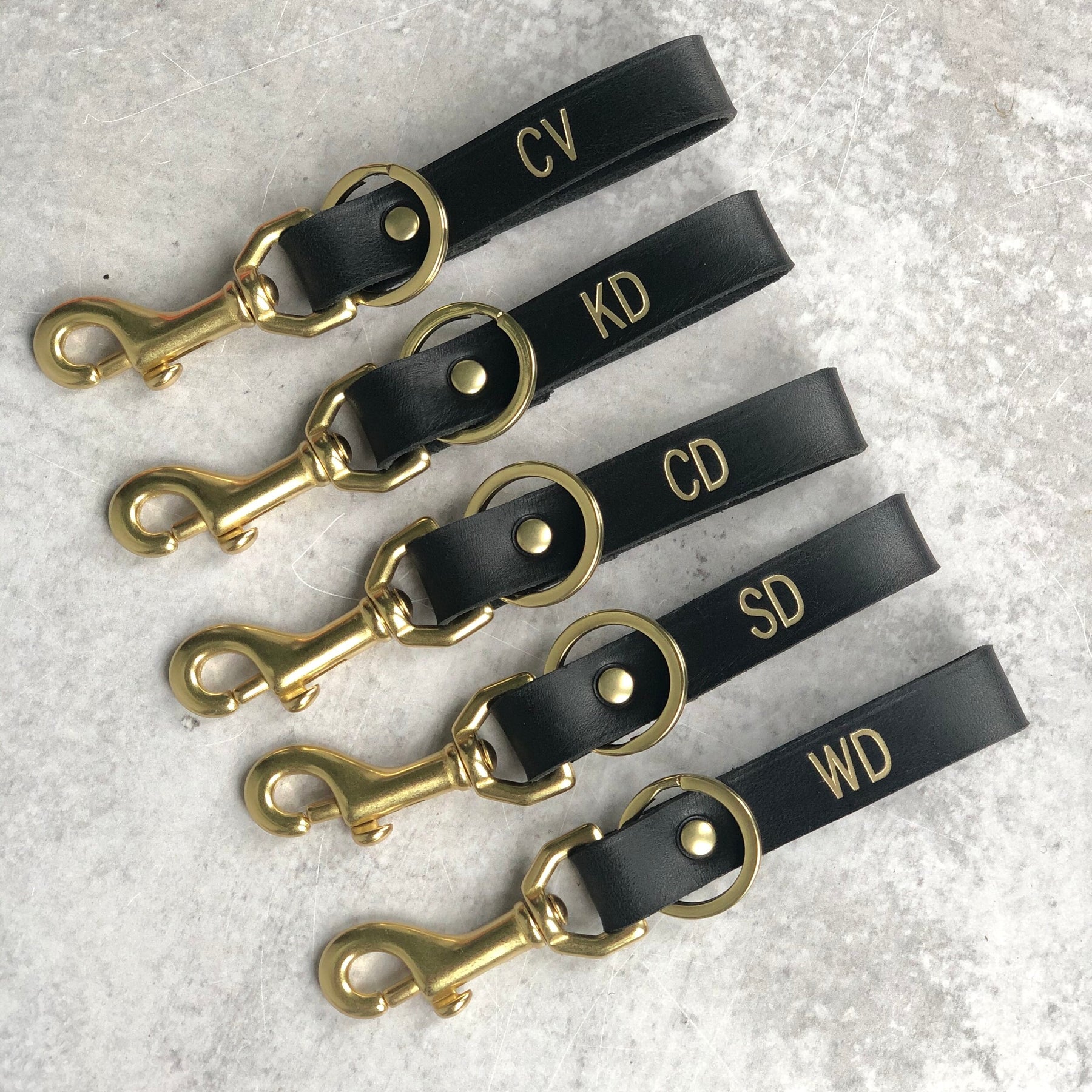 JulietteRoseDesigns Leather Tassel Keychain