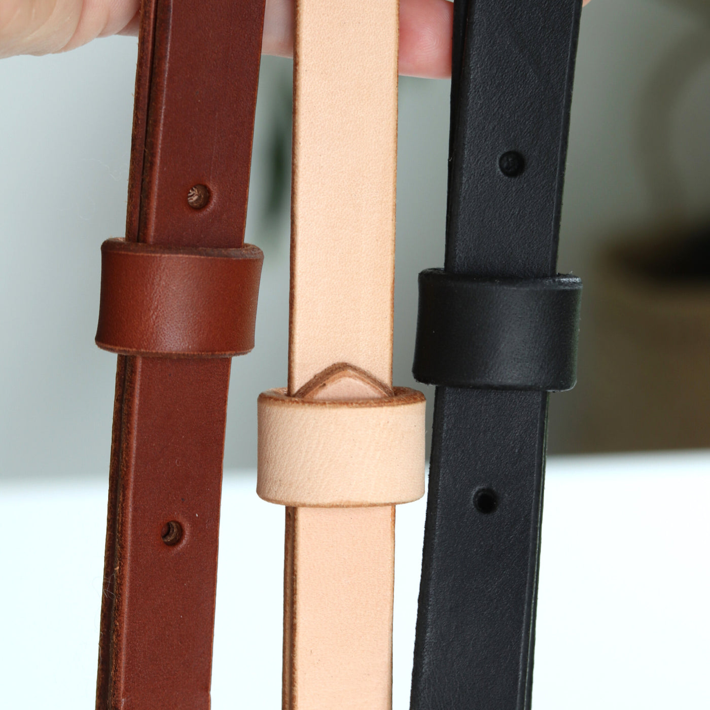 Leather Crossbody Strap - Adjustable and Removable