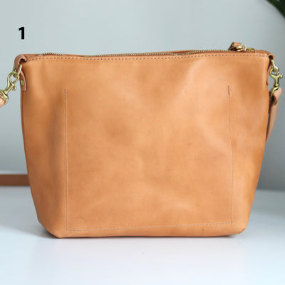 Seconds Sale - Crossbody Bag with Monogram - Beige